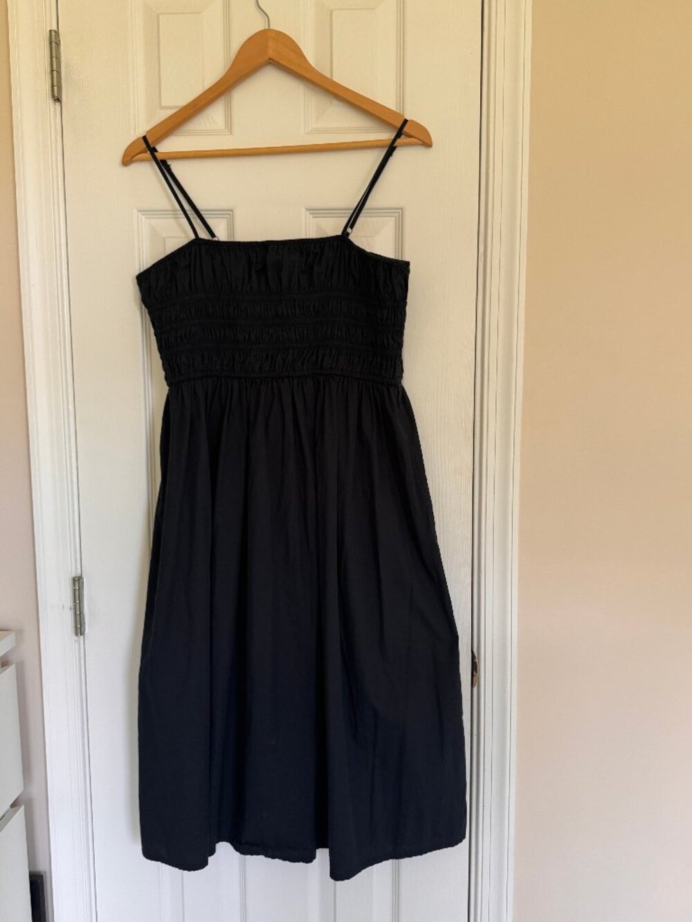 Abound midi summer dress in black size large